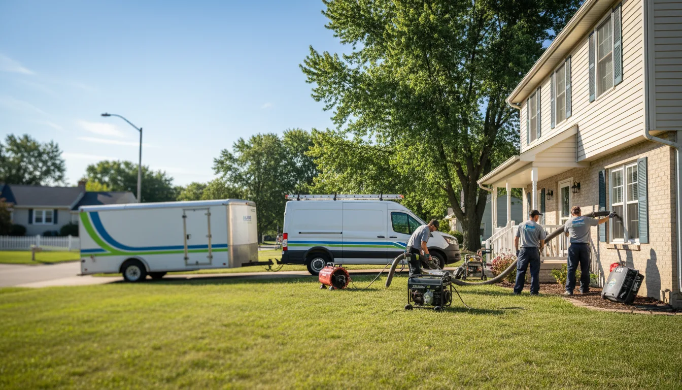 Flooded Basement Restoration And Cleanup With Repair in Burnside, IA near me